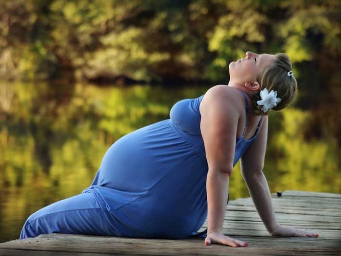 femme enceinte en été